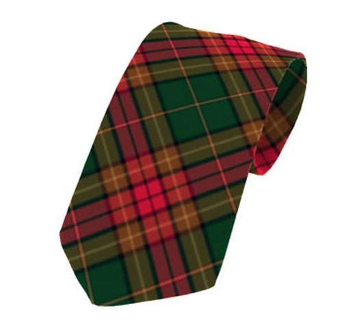 Image 1 of Cavan County Irish Tartan Straight Lightweight Wool Mens Neck Tie 