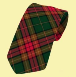 Cavan County Irish Tartan Straight Lightweight Wool Mens Neck Tie 