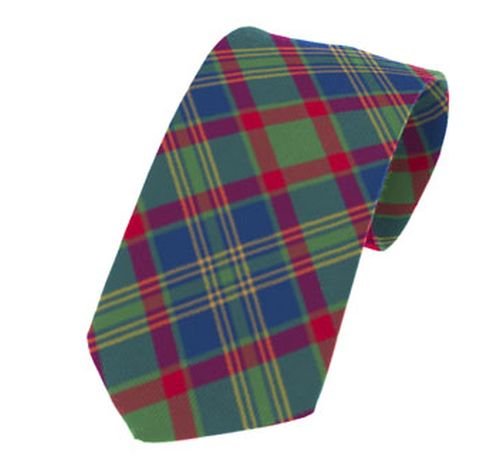 Image 1 of Cork County Irish Tartan Straight Lightweight Wool Mens Neck Tie  