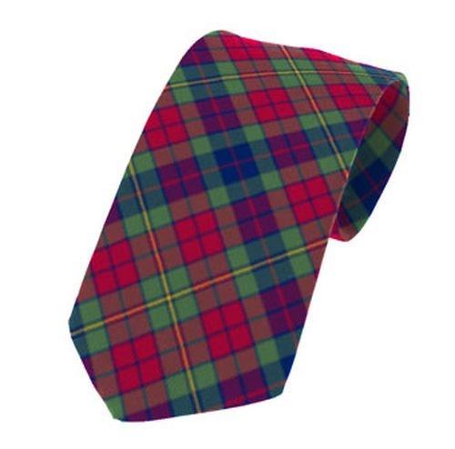 Image 1 of Clare County Irish Tartan Straight Lightweight Wool Mens Neck Tie  