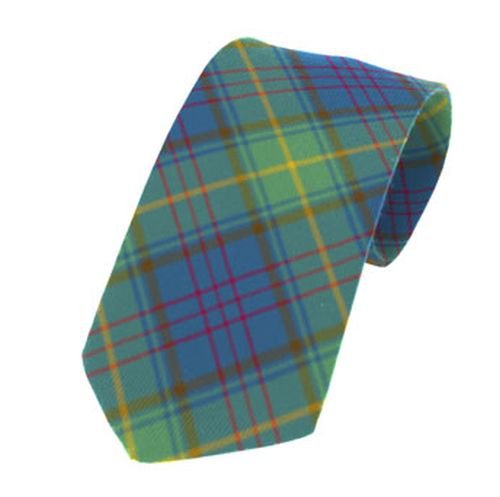 Image 1 of Donegal County Irish Tartan Straight Lightweight Wool Mens Neck Tie  