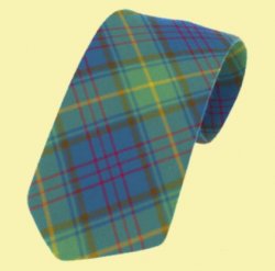 Donegal County Irish Tartan Straight Lightweight Wool Mens Neck Tie  