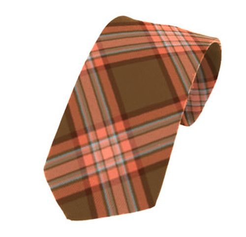 Image 1 of Down County Irish Tartan Straight Lightweight Wool Mens Neck Tie  