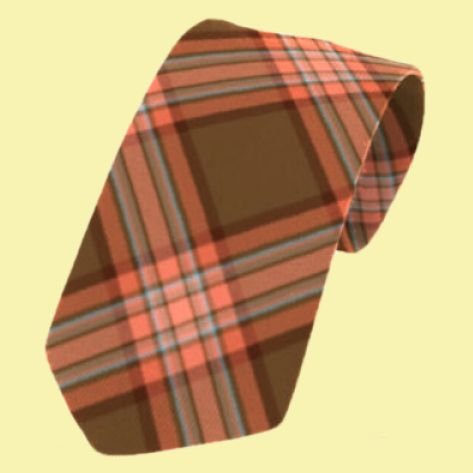 Image 0 of Down County Irish Tartan Straight Lightweight Wool Mens Neck Tie  