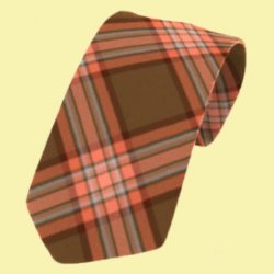 Down County Irish Tartan Straight Lightweight Wool Mens Neck Tie  