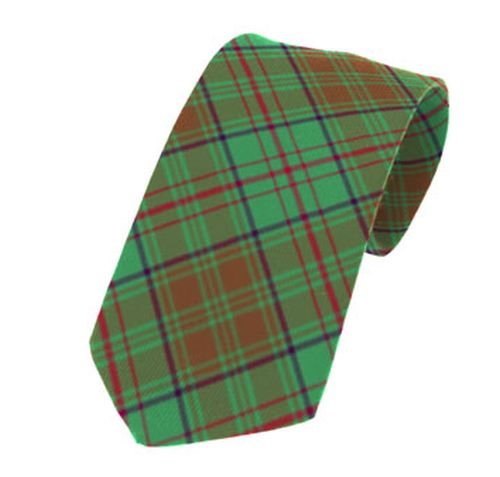 Image 1 of Dublin County Irish Tartan Straight Lightweight Wool Mens Neck Tie