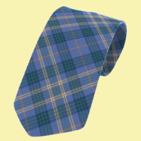 Image 0 of Fermanagh County Irish Tartan Straight Lightweight Wool Mens Neck Tie