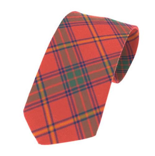 Image 1 of Galway County Irish Tartan Straight Lightweight Wool Mens Neck Tie  