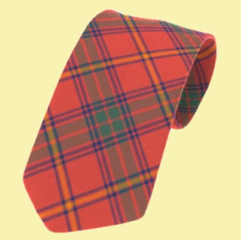 Image 0 of Galway County Irish Tartan Straight Lightweight Wool Mens Neck Tie  