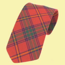 Galway County Irish Tartan Straight Lightweight Wool Mens Neck Tie  