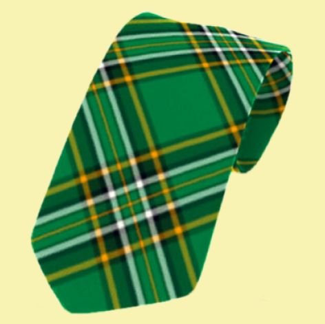 Image 0 of Irish National Tartan Straight Lightweight Wool Mens Neck Tie  