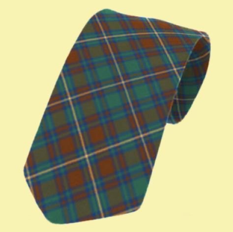 Image 0 of Kerry County Irish Tartan Straight Lightweight Wool Mens Neck Tie