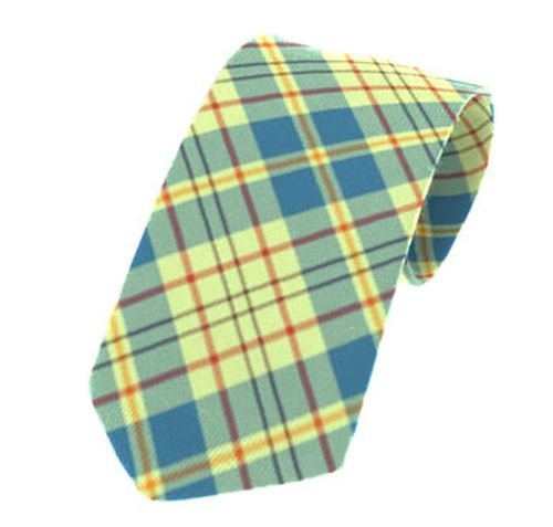 Image 1 of Kildare County Irish Tartan Straight Lightweight Wool Mens Neck Tie  