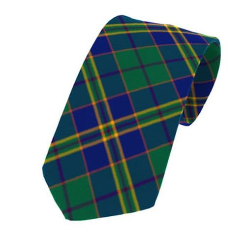 Image 1 of Kilkenny County Irish Tartan Straight Lightweight Wool Mens Neck Tie 