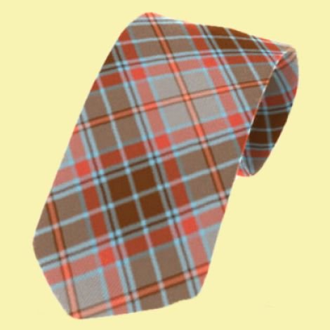 Image 0 of Leitrim County Irish Tartan Straight Lightweight Wool Mens Neck Tie  