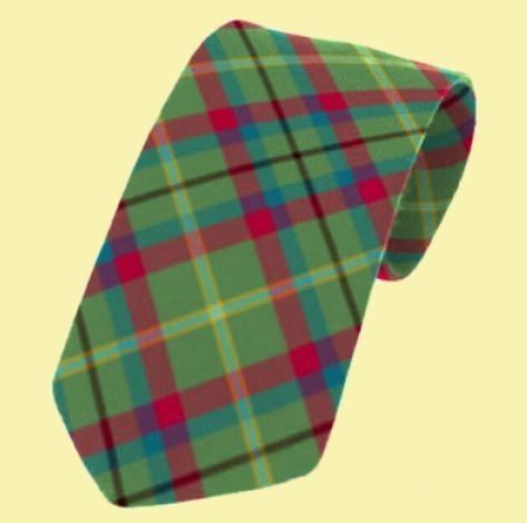 Image 0 of Mayo County Irish Tartan Straight Lightweight Wool Mens Neck Tie  