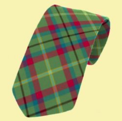 Mayo County Irish Tartan Straight Lightweight Wool Mens Neck Tie  