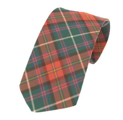 Image 1 of Meath County Irish Tartan Straight Lightweight Wool Mens Neck Tie  