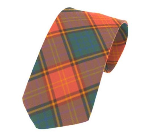 Image 1 of Roscommon County Irish Tartan Straight Lightweight Wool Mens Neck Tie  