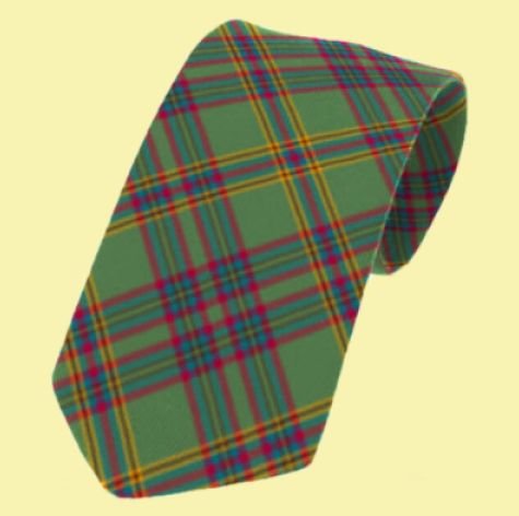 Image 0 of Westmeath County Irish Tartan Straight Lightweight Wool Mens Neck Tie  