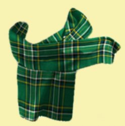 Ireland National Irish Tartan Lambswool Unisex Fringed Scarf