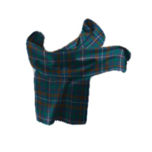 Image 1 of Kerry County Irish Tartan Lambswool Unisex Fringed Scarf