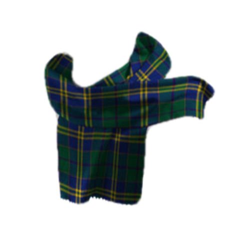 Image 1 of Kilkenny County Irish Tartan Lambswool Unisex Fringed Scarf