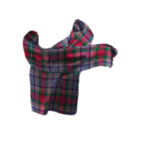 Image 1 of Louth County Irish Tartan Lambswool Unisex Fringed Scarf