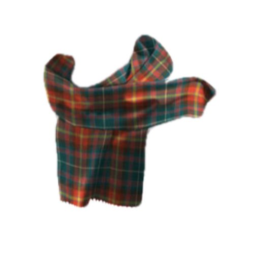 Image 1 of Meath County Irish Tartan Lambswool Unisex Fringed Scarf