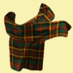 Monaghan County Irish Tartan Lambswool Unisex Fringed Scarf