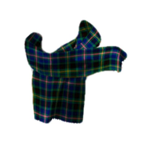 Image 1 of Offaly County Irish Tartan Lambswool Unisex Fringed Scarf