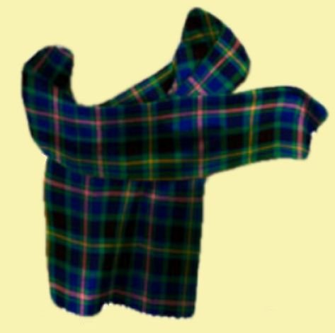 Image 0 of Offaly County Irish Tartan Lambswool Unisex Fringed Scarf