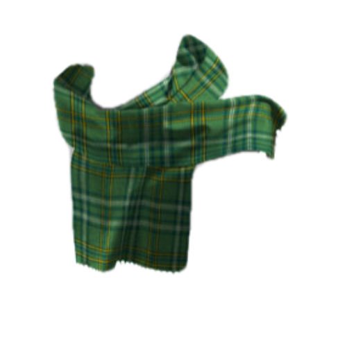 Image 1 of Wexford County Irish Tartan Lambswool Unisex Fringed Scarf