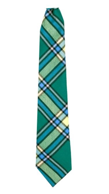 Image 3 of Alberta Canadian Tartan Lightweight Wool Straight Mens Neck Tie   