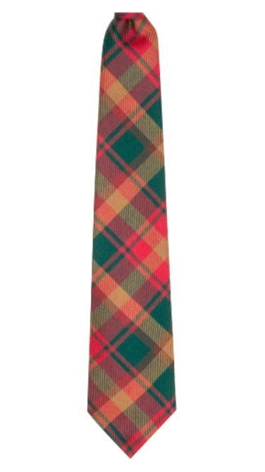 Image 3 of Maple Leaf Canadian Tartan Lightweight Wool Straight Mens Neck Tie