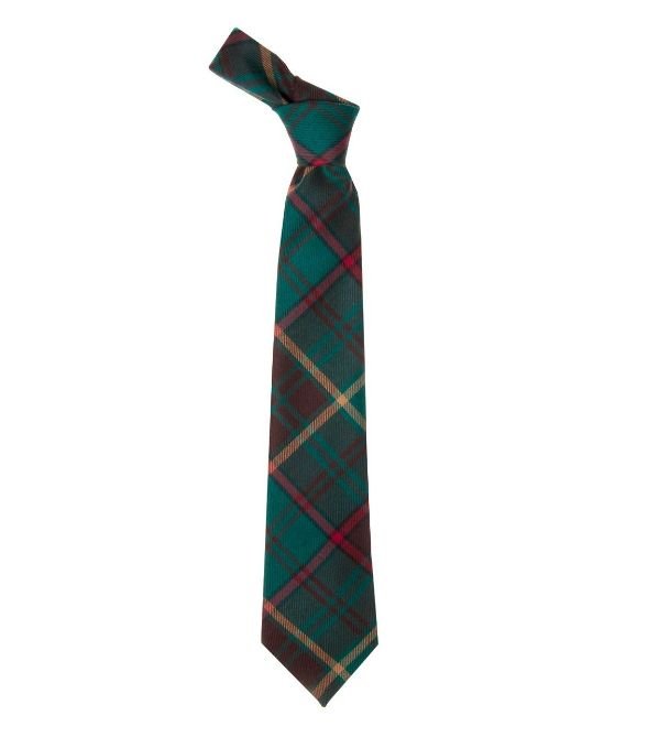 Image 1 of Ontario Canadian Tartan Lightweight Wool Straight Mens Neck Tie