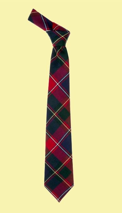 Image 0 of Quebec Canadian Tartan Lightweight Wool Straight Mens Neck Tie 
