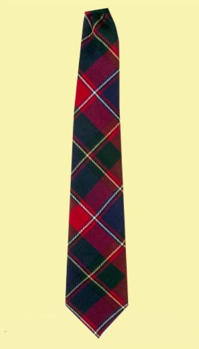 Image 2 of Quebec Canadian Tartan Lightweight Wool Straight Mens Neck Tie 