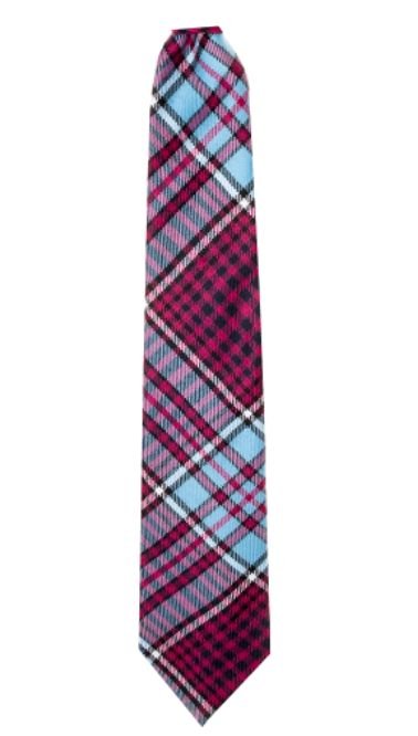 Image 3 of Royal Canadian Air Force Tartan Lightweight Wool Straight Mens Neck Tie