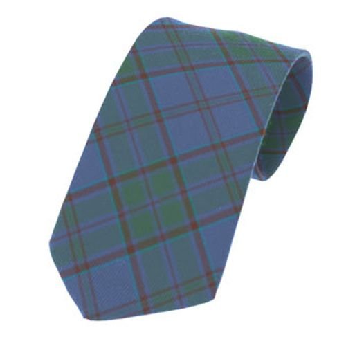 Image 1 of Wicklow County Irish Tartan Straight Lightweight Wool Mens Neck Tie  