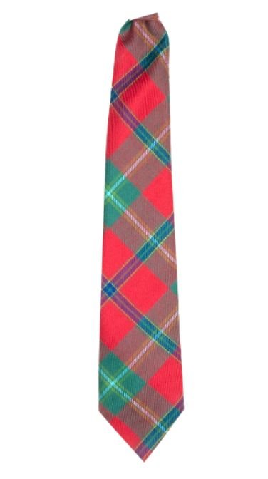 Image 3 of Connemara Irish Tartan Lightweight Wool Straight Mens Neck Tie