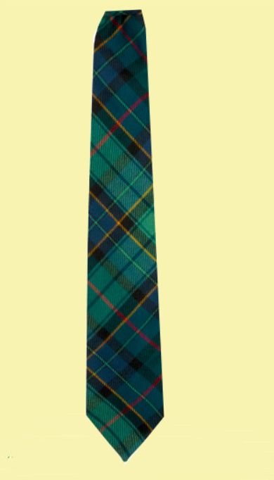 Image 2 of Leinster Green Irish Tartan Lightweight Wool Straight Mens Neck Tie
