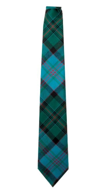 Image 3 of Munster Irish Tartan Lightweight Wool Straight Mens Neck Tie