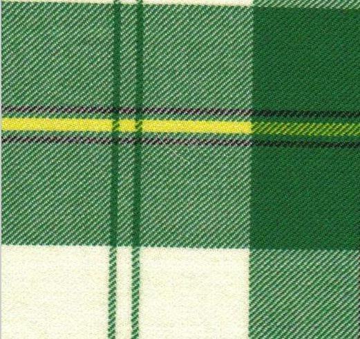 Image 3 of Cunningham Dress Green Dalgliesh Dancing Tartan Wool Fabric 11oz Lightweight