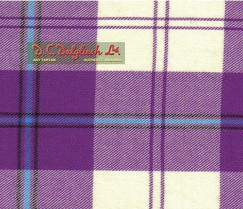 Image 1 of Cunningham Dress Purple Dalgliesh Dancing Tartan Wool Fabric 11oz Lightweight