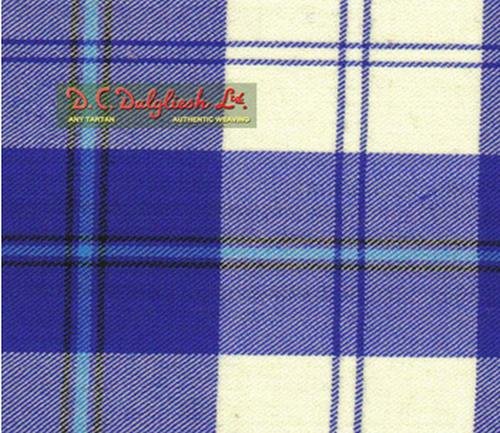 Image 1 of Cunningham Dress Blue Dalgliesh Dancing Tartan Wool Fabric 11oz Lightweight