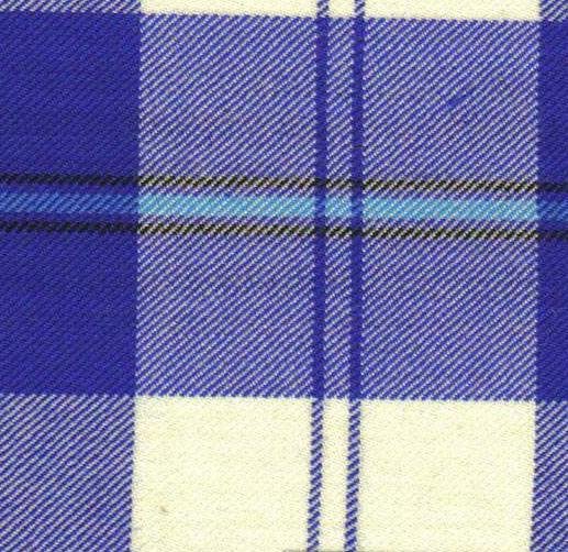 Image 3 of Cunningham Dress Blue Dalgliesh Dancing Tartan Wool Fabric 11oz Lightweight