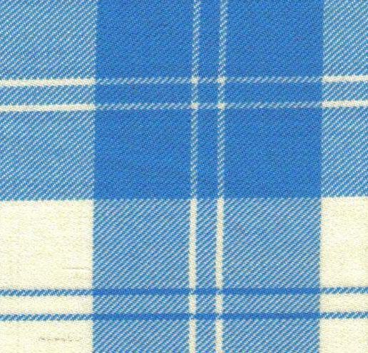 Image 2 of Erskine Dress Blue Dalgliesh Dancing Tartan Wool Fabric 11oz Lightweight