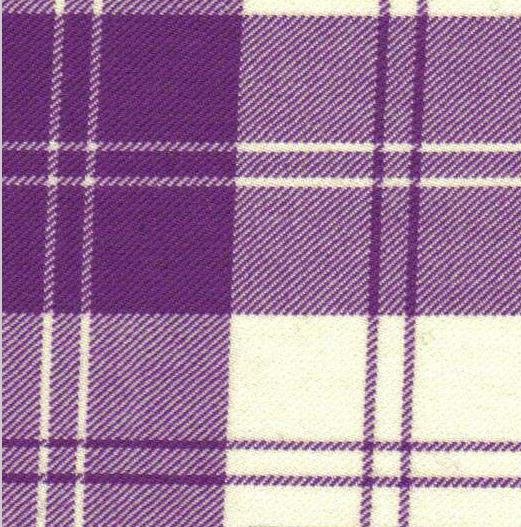 Image 3 of Erskine Dress Purple Dalgliesh Dancing Tartan Wool Fabric 11oz Lightweight