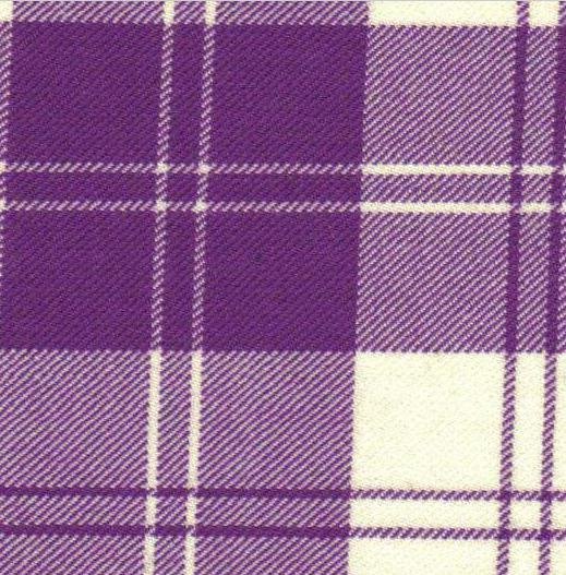 Image 4 of Erskine Dress Purple Dalgliesh Dancing Tartan Wool Fabric 11oz Lightweight